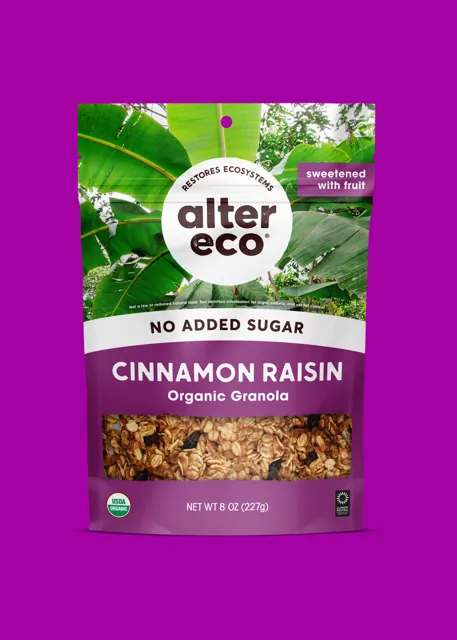 Alter Eco Cinnamon Raisin Granola