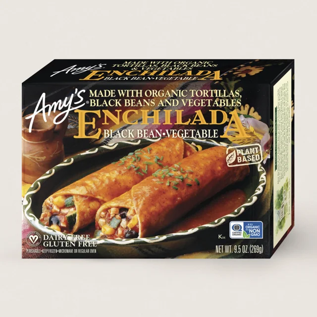 Amy's Kitchen Black Bean Vegetable Enchilada