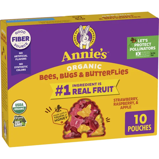 Annie's Organic Bees, Bugs & Butterflies Fruit Snacks