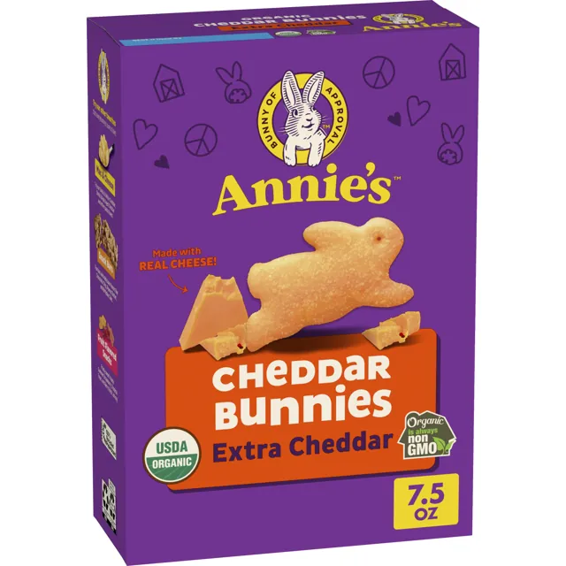 Annie's Organic Extra Cheesy Cheddar Bunnies