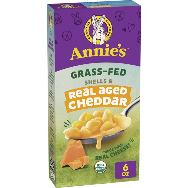 Annie's Organic Grass-Fed Shells & Real Aged Cheddar Mac & Cheese