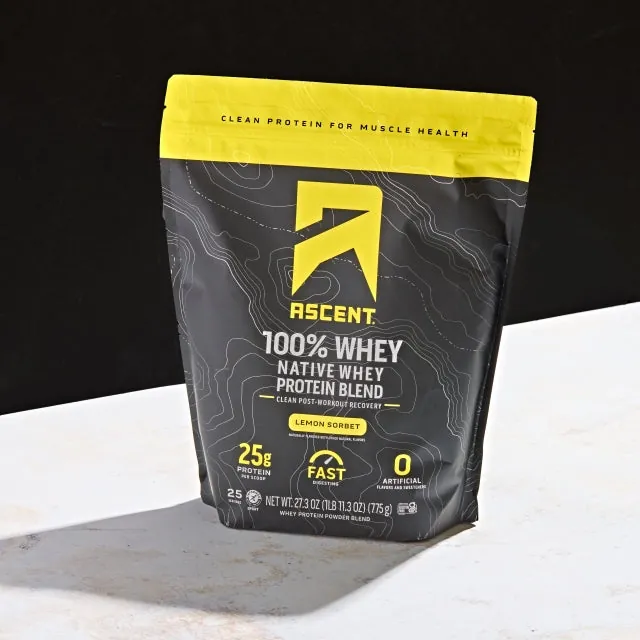 Ascent Lemon Sorbet Protein Powder