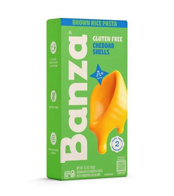 Banza Brown Rice Cheddar Shells