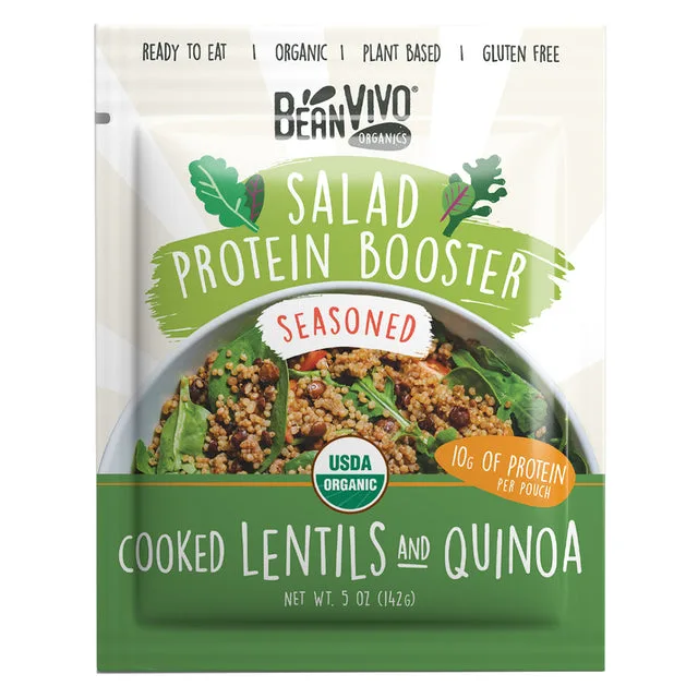 BeanVIVO Organic Salad Protein Booster – Seasoned