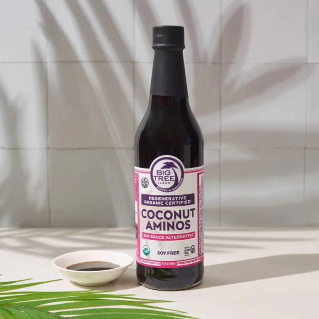 Big Tree Farms Regenerative Organic Certified Coconut Aminos Soy Sauce Alternative