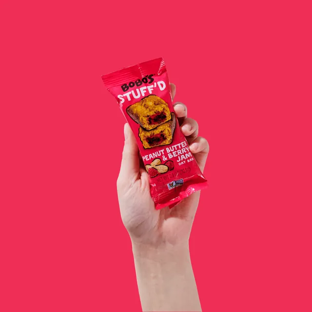 Bobo's Peanut Butter & Berry Jam Stuff’d Oat Bar