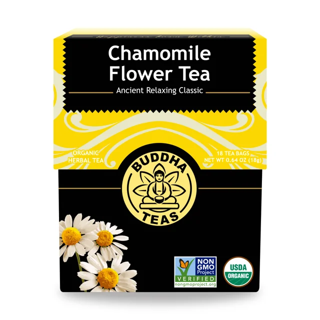 Buddha Teas Organic Chamomile Flower Tea
