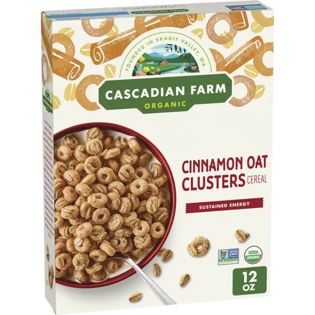 Cascadian Farm Cinnamon Oat Clusters Cereal