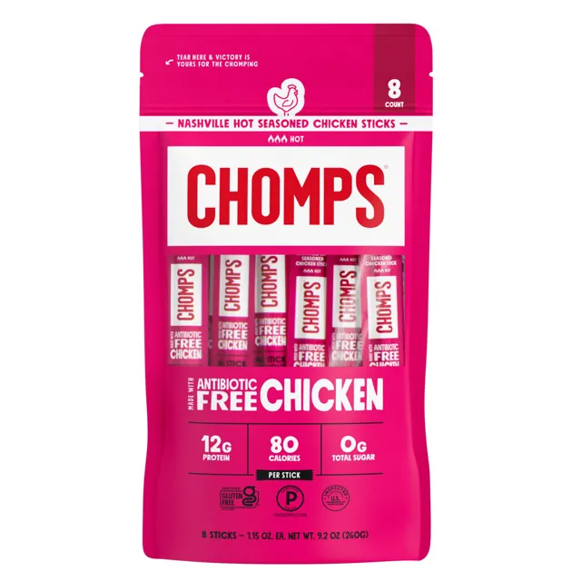 Chomps Nashville Hot Chicken Pouch
