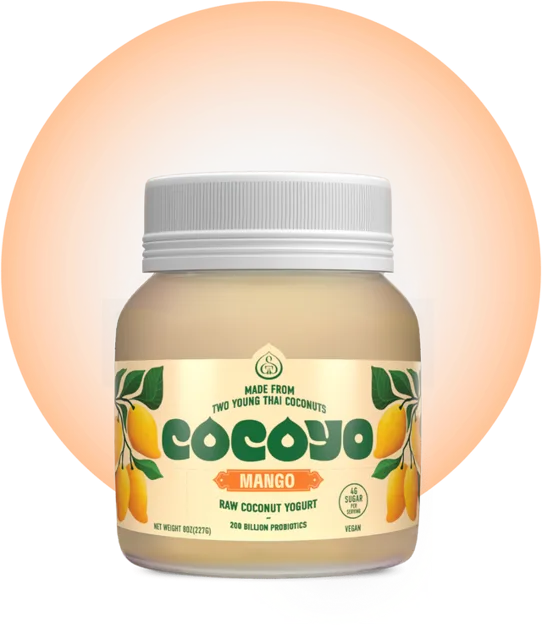 GT’s Living Foods Cocoyo Living Coconut Yogurt, Mango