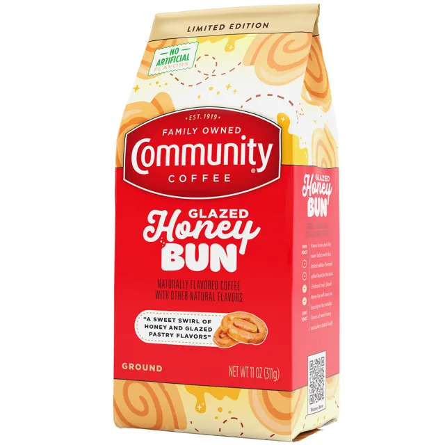 Community Glazed Honey Bun Ground Coffee