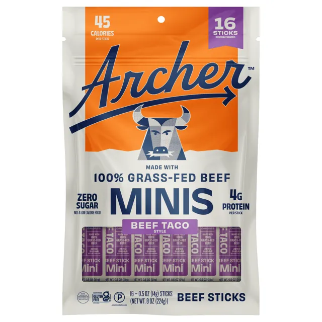 Country Archer Beef Taco Mini Sticks