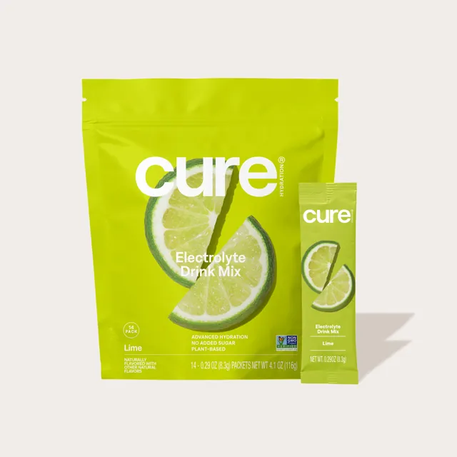 Cure Hydrating Electrolyte Mix Lime