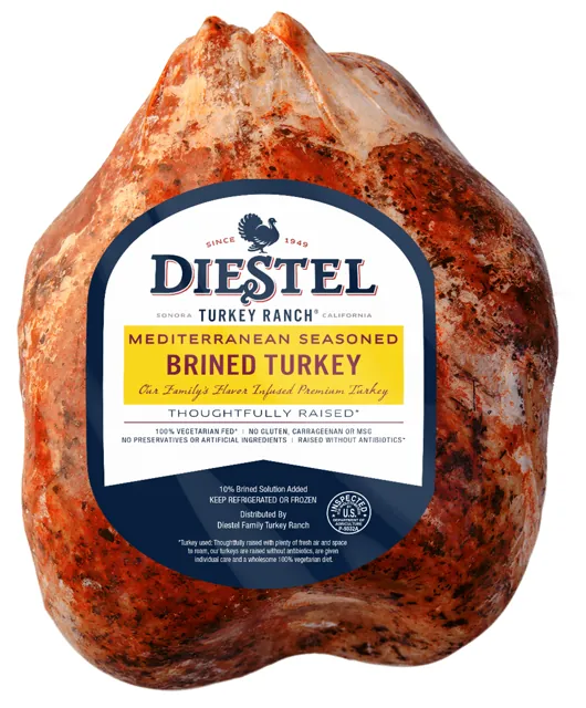 Diestel Family Ranch Brined Mediterranean Whole Turkey
