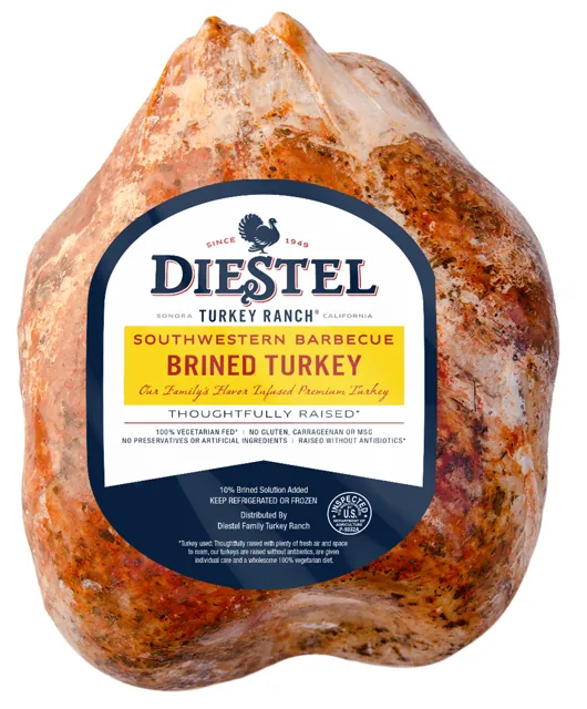 Diestel Family Ranch Brined Southwestern BBQ Whole Turkey