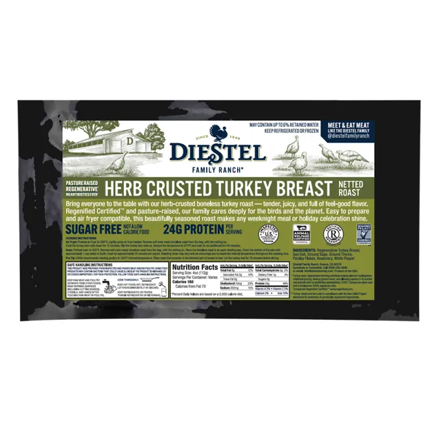 Diestel Family Ranch Pasture-Raised Herb Crusted Turkey Breast