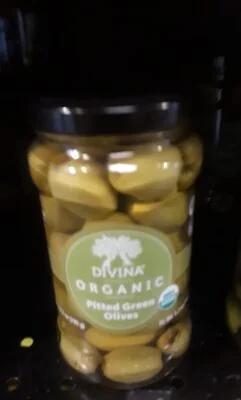 Divina Organic Pitted Green Olives