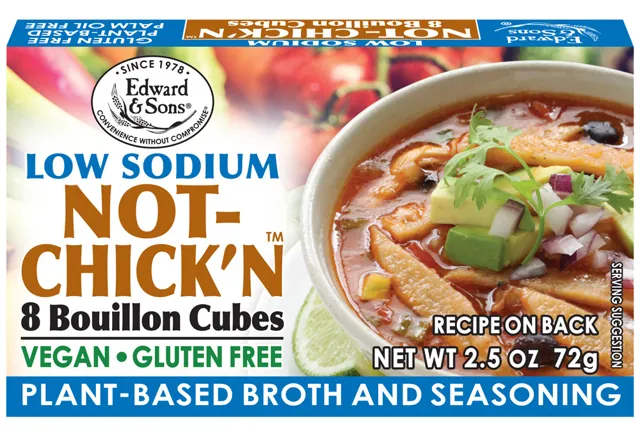 Edward & Sons Low Sodium Not-Chick’n Bouillon Cubes