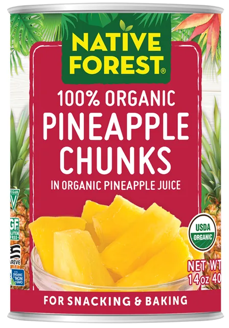 Edward & Sons Native Forest Organic Pineapple Chunks