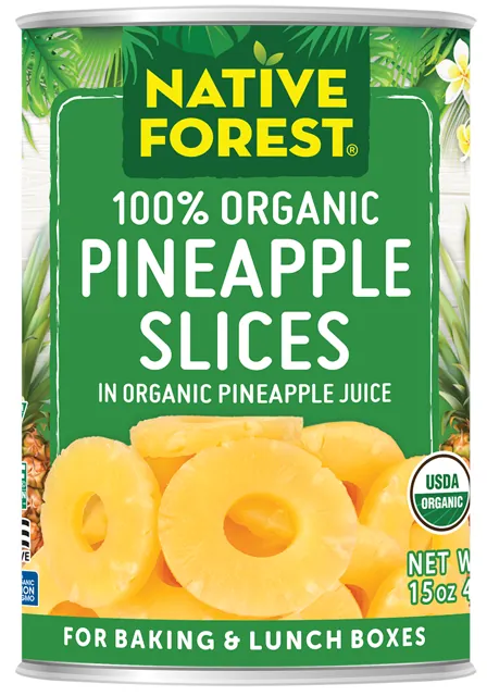 Edward & Sons Native Forest Organic Pineapple Slices