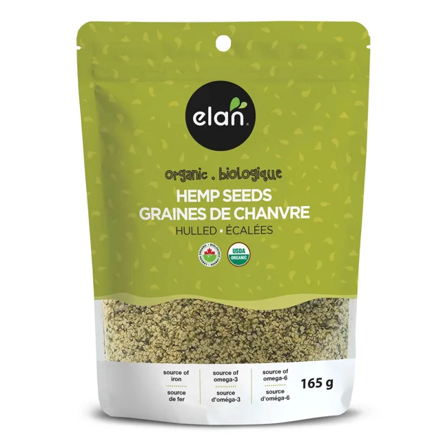Elan Organic Hulled Hemp Seeds