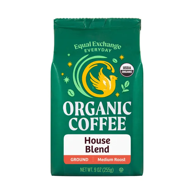 Equal Exchange Organic House Blend Coffee, Drip Grind