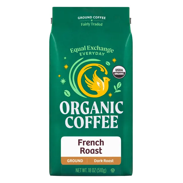 Equal Exchange Organic French Roast Coffee, Drip Grind
