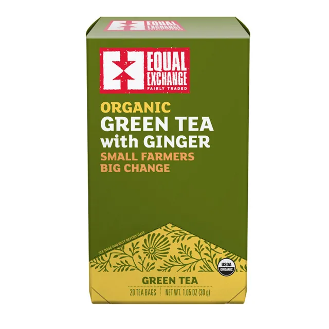 Equal Exchange Organic Green Tea with Ginger