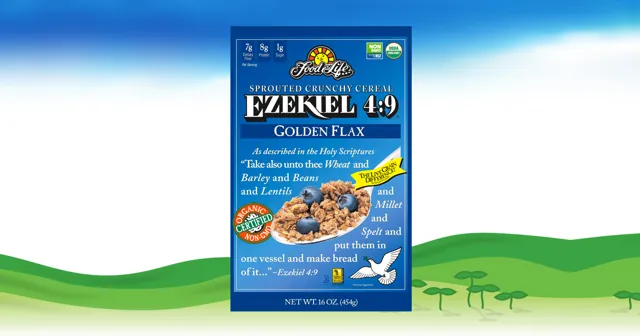 Food for Life Ezekiel 4:9 Flax Sprouted Whole Grain Cereal