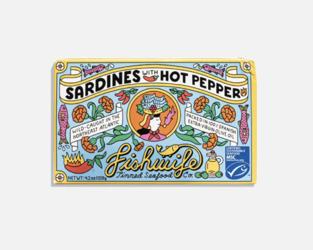 Fishwife Sardines with Hot Pepper