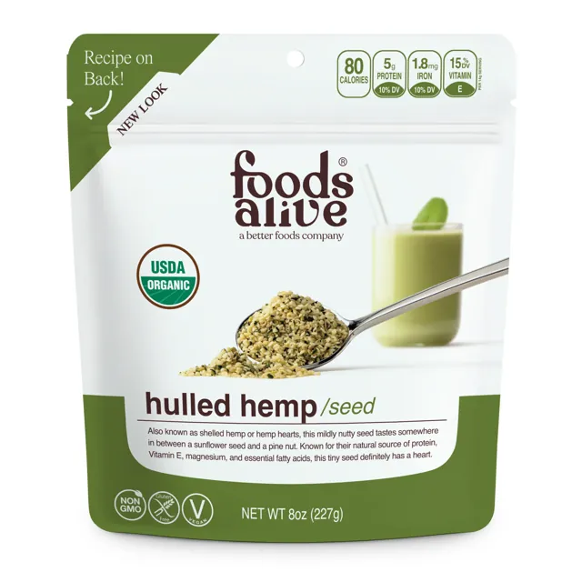 Foods Alive Organic Hulled Hemp Seed