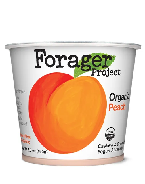 Forager Project Peach Cashew & Coconut Yogurt