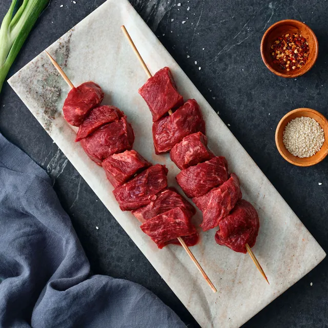 Force of Nature Grass-Fed Beef Kabob Meat