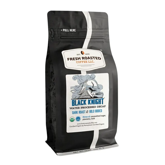 Fresh Roasted Coffee Organic Black Knight Water-Processed Decaf – Roasted Coffee