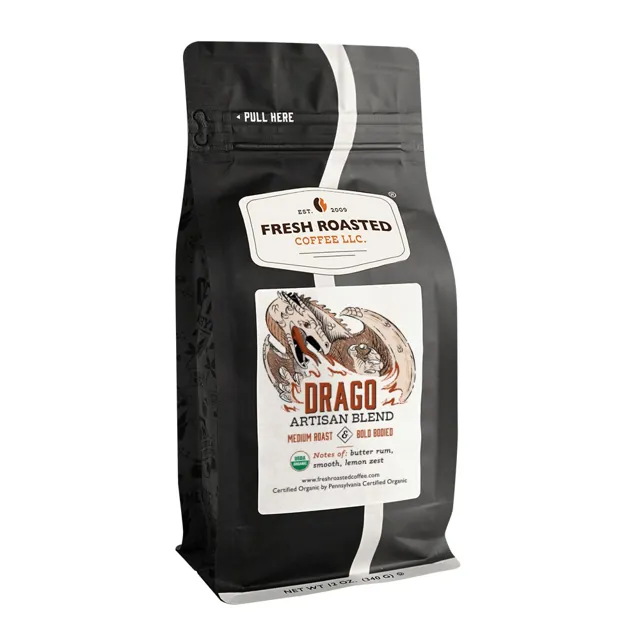 Fresh Roasted Coffee Organic Drago – Roasted Coffee