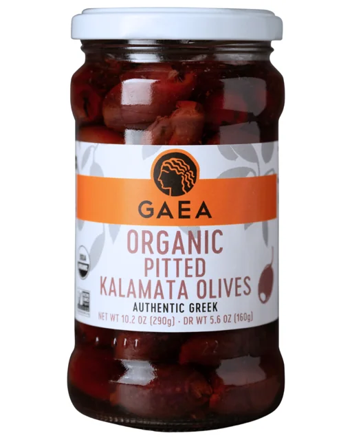GAEA Organic Pitted Kalamata Olives