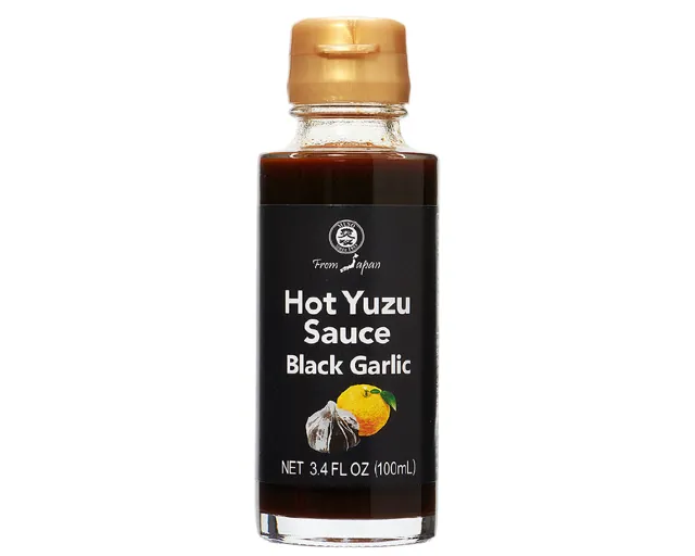 Gold Mine Natural Food Co. Yuzu Hot Sauce Black Garlic