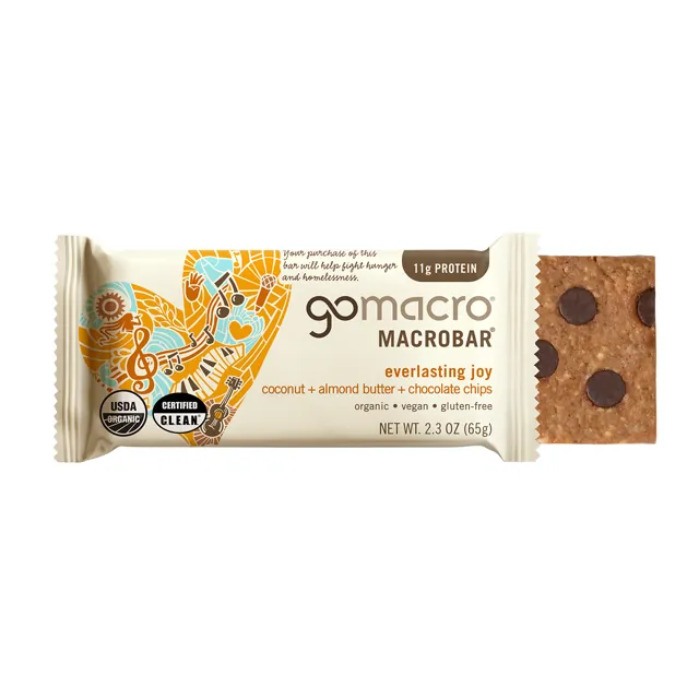 GoMacro Coconut + Almond Butter + Chocolate Chips MacroBar
