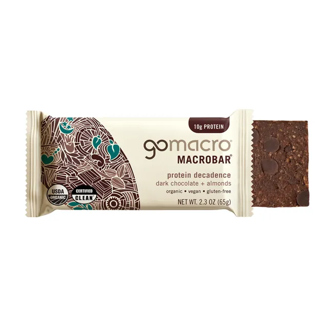 GoMacro Dark Chocolate + Almonds MacroBar