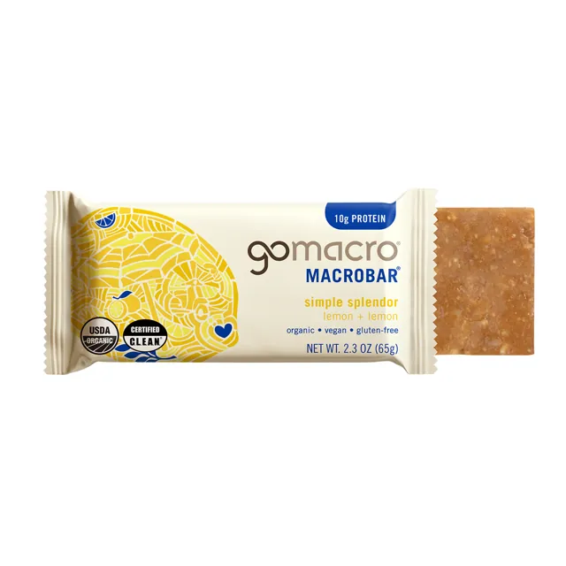 GoMacro Lemon + Lemon MacroBar