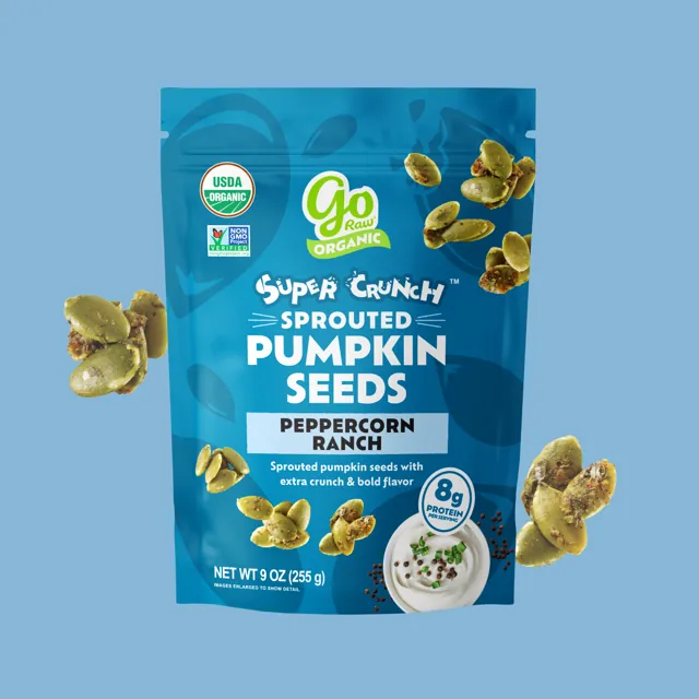 Go Raw Super Crunch Peppercorn Ranch Pumpkin Seeds