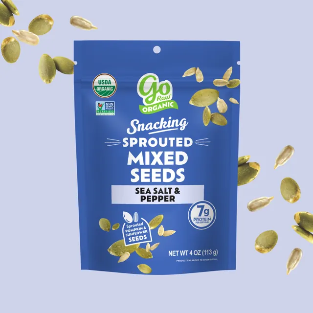 Go Raw Sea Salt & Pepper Snacking Seeds