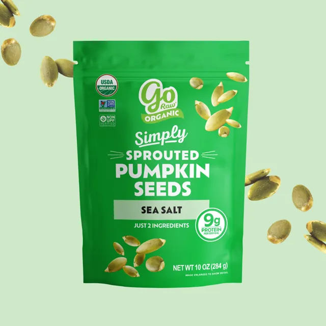 Go Raw Sprouted Sea Salt Pumpkin Seeds