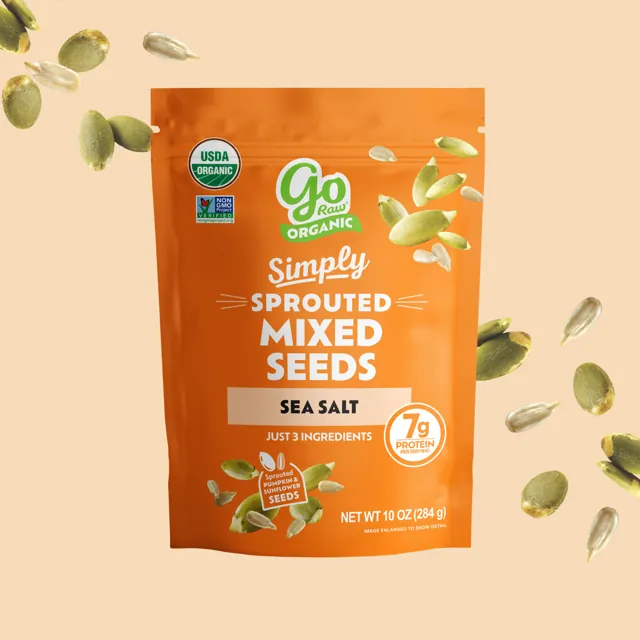 Go Raw Sprouted Mixed Sea Salt Seeds