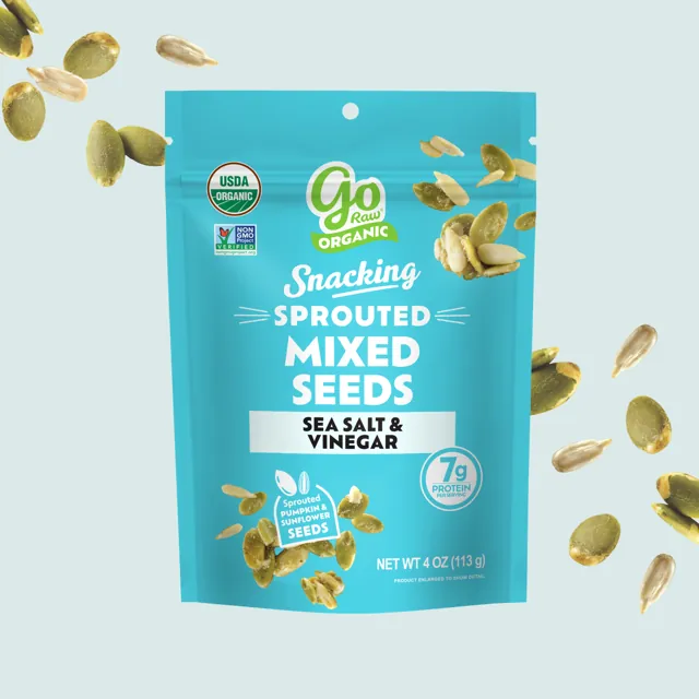 Go Raw Sea Salt & Vinegar Snacking Seeds