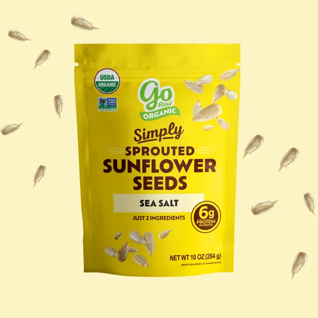 Go Raw Sprouted Sea Salt Sunflower Seeds