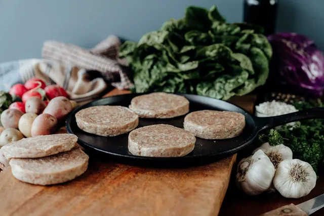 U.S. Wellness Meats Sugar-Free Pork Breakfast Sausage Patties – 6