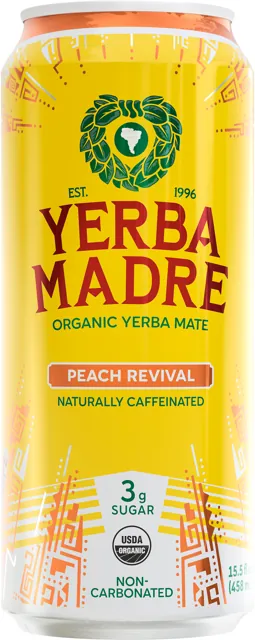 Guayakí Organic Peach Revival (Low Sugar)