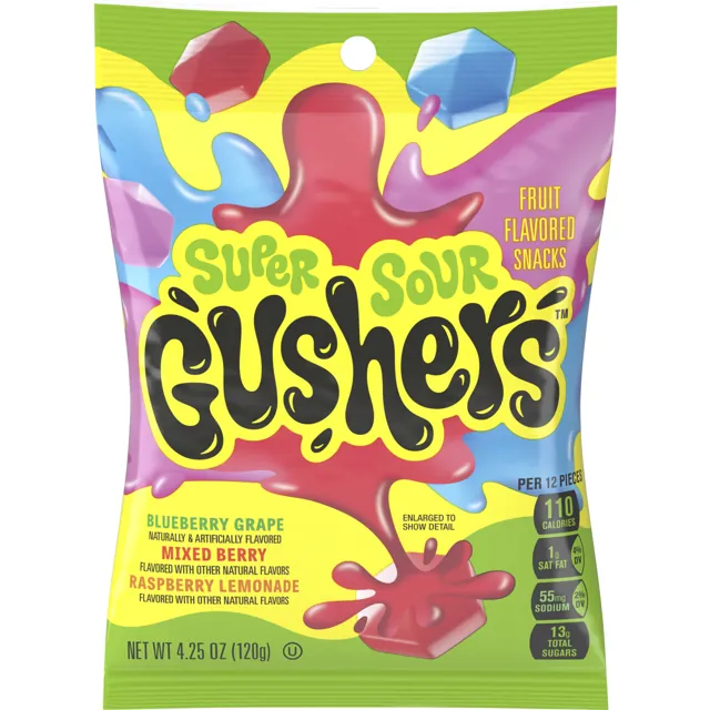 Gushers Super Sour Berry Pouch
