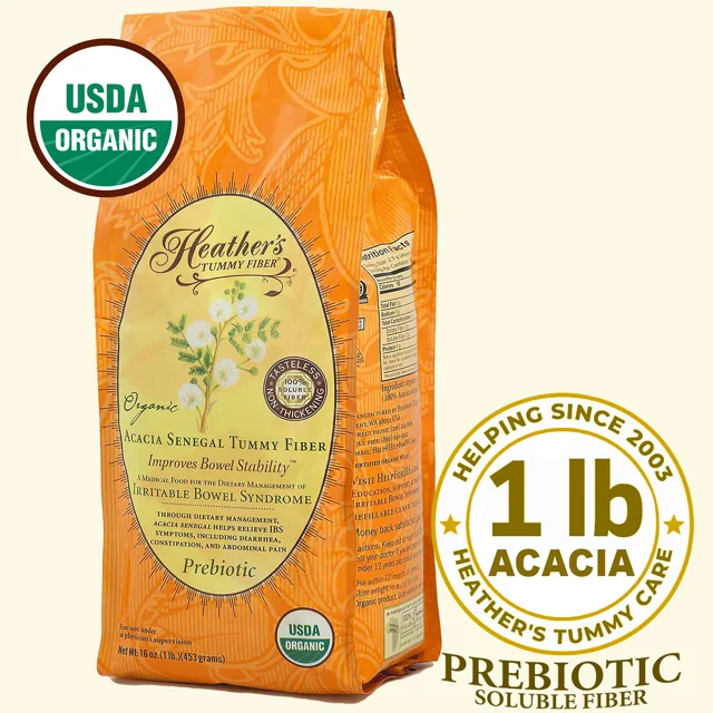 Heather's Tummy Care Tummy Fiber Organic Acacia Senegal Powder
